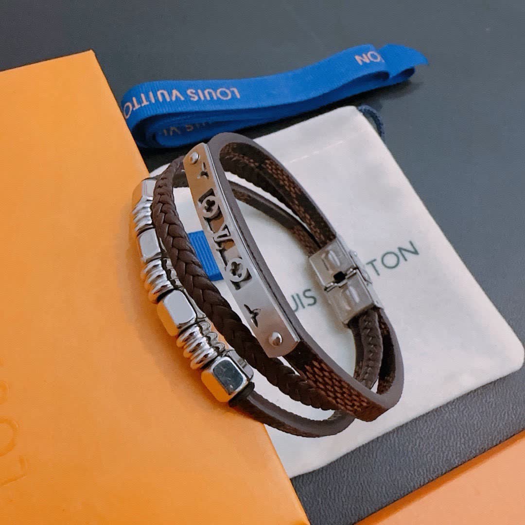 Louis Vuitton Leather Bracelet